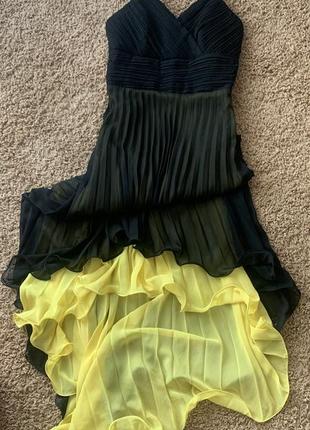 Плаття на випускний гарна шифонова сукня максі плаття турція s/xs3 фото