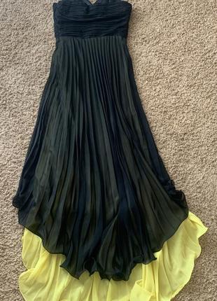 Сукня пліссе шифонова максі плаття турція s/xs