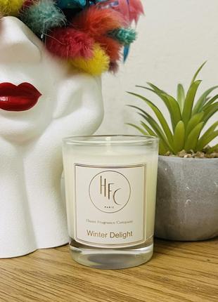 Оригінал свічка парфумована haute fragrance company hfc winter delight, scented candle