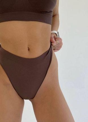 Комплект білизни жіноча спідня безшовна не давить мікрофібра