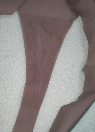 Жіночі труси трусики стрінги безшовні кавовий колір коричневий сірий4 фото