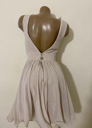 Ніжна вишукана коктейльна пудрова сукня/платья на новий рік3 фото