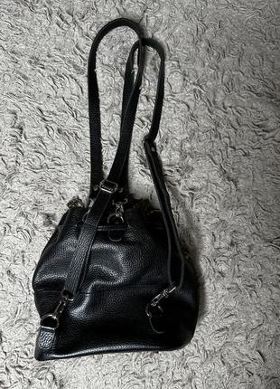 Шкіряна сумка - рюкзак2 фото