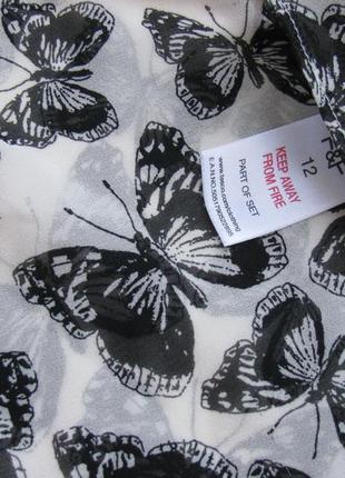 Летняя блуза бабочки брэнд f&f англия2 фото