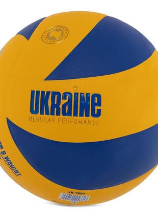 Мяч волейбольный ukraine vb-7500 №5 желто-синий (57508622)
