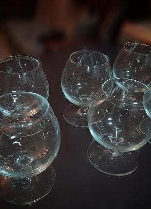 Набор бокалов для коньяка, польша5 фото