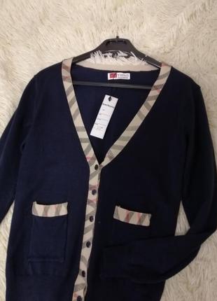 Кофта свитер кардиган из нежнейшего трикотажа размер хс-м в стиле аниме с накладными карманами и ока5 фото
