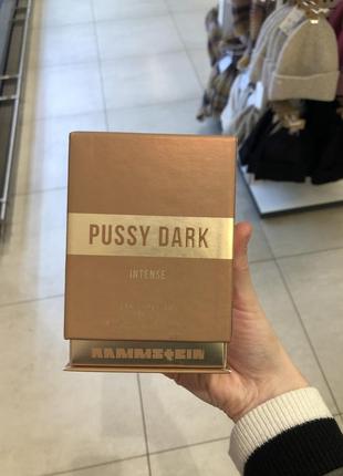 Останні❗️стара ціна 3 тисячі!оригінал‼️rammstein pussy dark intense духи 100ml,парфуми  pussy dark intense