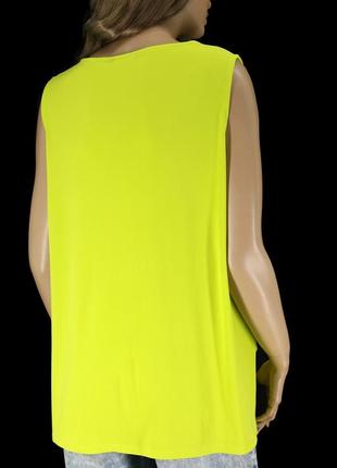 Красивая брендовая блузка "next" салатовая с принтом. размер uk18/eur46.7 фото
