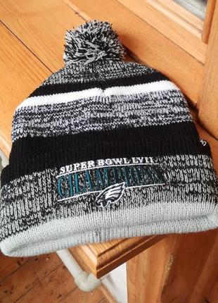 Оригинал шапка зимняя филадельфия иглз philadelphia eagles (usa) nfl nba mlb nhl new era 47 brand