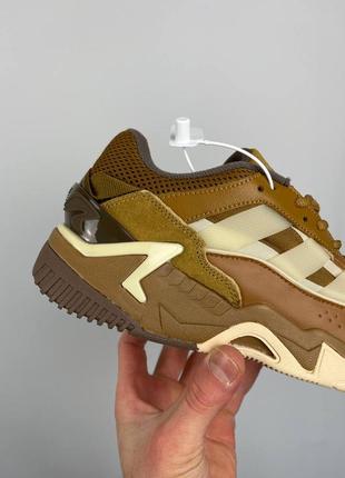 Стильные унисекс кроссовки adidas niteball 2 ‘brown’ fz5800 коричневые 36-45 р4 фото
