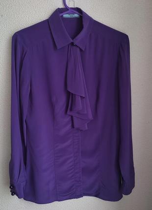 Жіноча шовкова блука сорочка prada silk blouse shirt