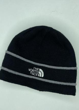 Шерстяная шапка the north face оригинал one size черная норт фейс