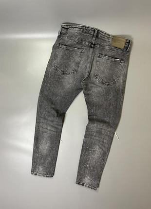 Стильні темно сірі рвані джинси h&m denim, ейчендем денім, оригінал, з рваностями, потертостями3 фото