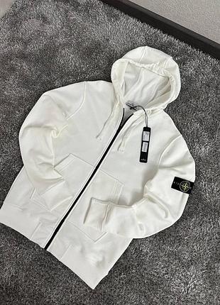 Зіп-худі stone island crewneck