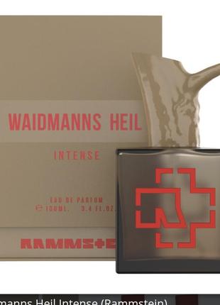 Rammstein waidmanns heil intense  духи мужские