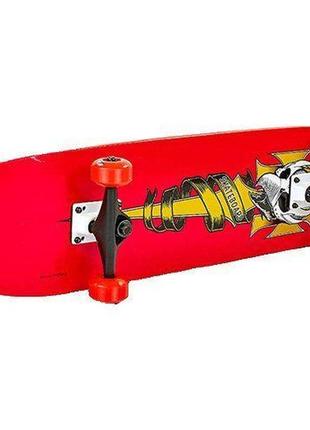 Скейтборд деревянный в сборе sk-806  красный (60429390)