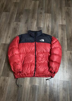 The north face 700 пуховик мужской тн nuptse tnf красный оригинал куртка пуховая лыжная красная зимняя найма xl