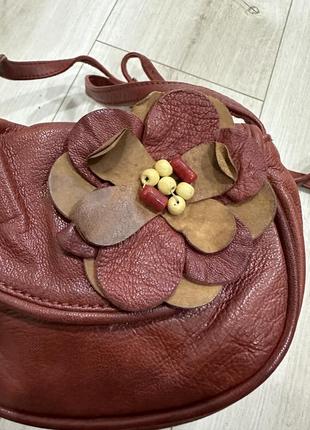 Massimo dutti маленькая кожаная сумка 2