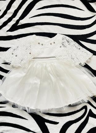 Сукня святкова на дівчинку 9-12 місяців