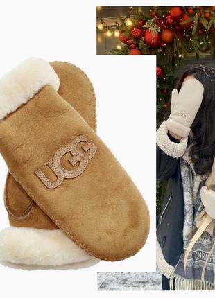 Ugg sheepskin рукавиці1 фото