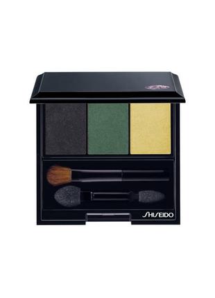 Трехцветные тени shiseido luminizing satin eye color trio gr716 vinyl сменный блок
