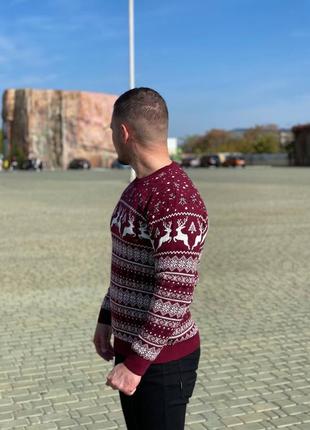 Новогодний свитер с оленями5 фото