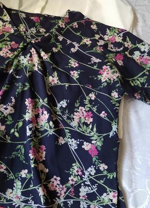 Блузка кофта в квіти6 фото