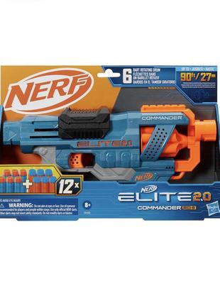 Бластер hasbro nerf коммандер rc6 пістолет дитячий автомат