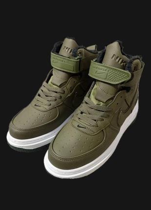 Теплые мужские кроссовки nike air force 1 gore-tex winter для повседневной носки