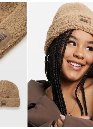 Ugg sherpa cuff beanie шапка бини