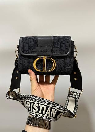 Жіноча сумочка cristian dior montaigne dark blue