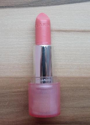 Зволожуюча помада-блиск clarins joli rouge brillant 23 rose petal тестер