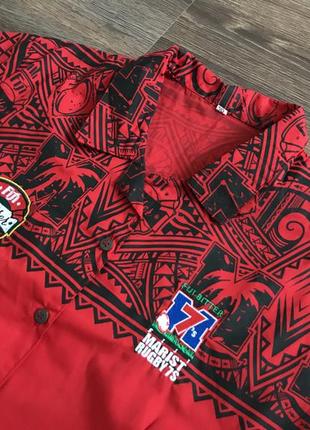 Колекційна сорочка fiji rugby регбійна блуза з коротким рукавом2 фото