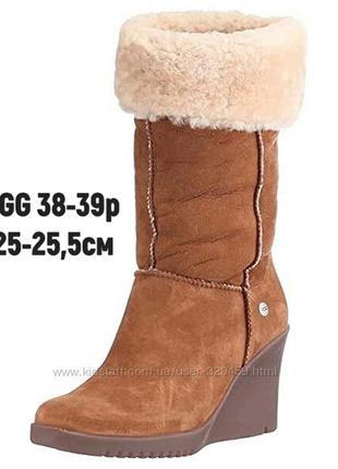 Новые сапожки ugg оригинал на танкетке2 фото