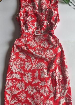 Красное платье на новый год 50 48 размер новое3 фото