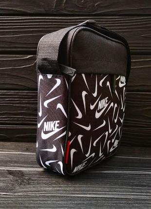 Мужская борсетка nike черная сумка на плечо мессенджер найк2 фото