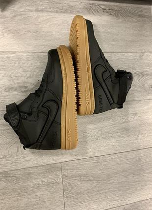 Теплые мужские кроссовки nike air force 1 gore-tex winter для повседневной носки5 фото