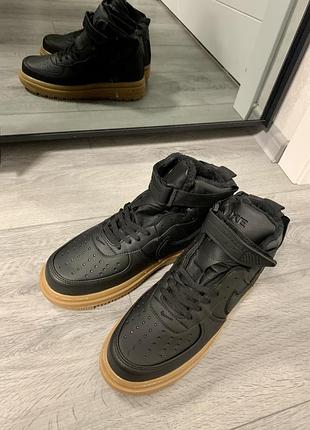 Теплые мужские кроссовки nike air force 1 gore-tex winter для повседневной носки7 фото