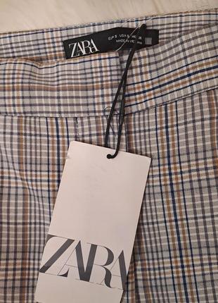 Брюки  в клетку клеточку от  zara🌷3 фото