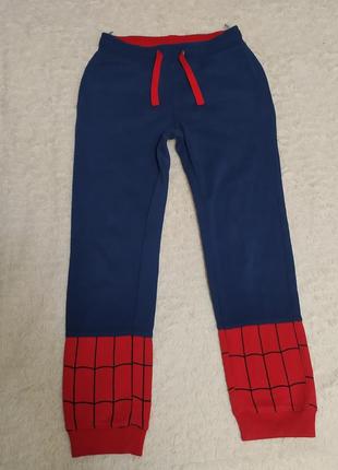Спортивные котоновые брюки джоггеры spiderman