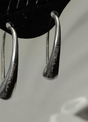 Tiffany &amp; co elsa peretti стерлинговое серебро серьги капелька
