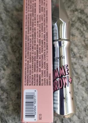 Benefit gimme brow+ 3 g volumizing gel cool light blonde