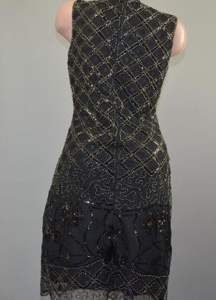 Шикарное, полностью расшитое бисером платье tenki (14) в идеале4 фото
