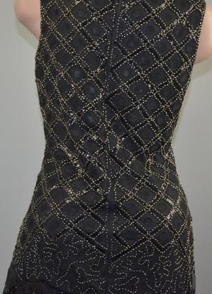 Шикарное, полностью расшитое бисером платье tenki (14) в идеале5 фото