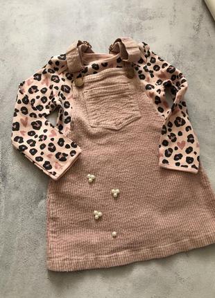 Вельветовий сарафан 86 розмір