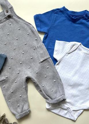 Комбінезон+ подарунок комплект речей на малюка 1-3-6 місяців