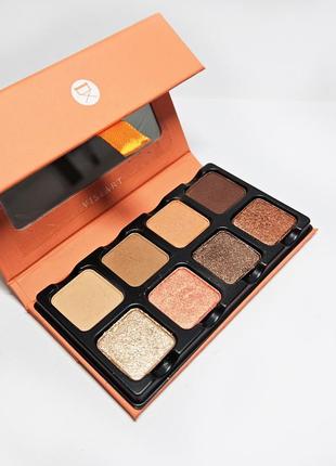 Б/у палетка тіней для повік viseart petit pro iv eyeshadow palette3 фото