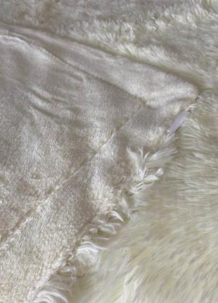 Плед-покривало травка на підкладці з штучного хутра8 фото