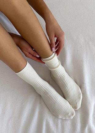 Кашемировые высокие носки